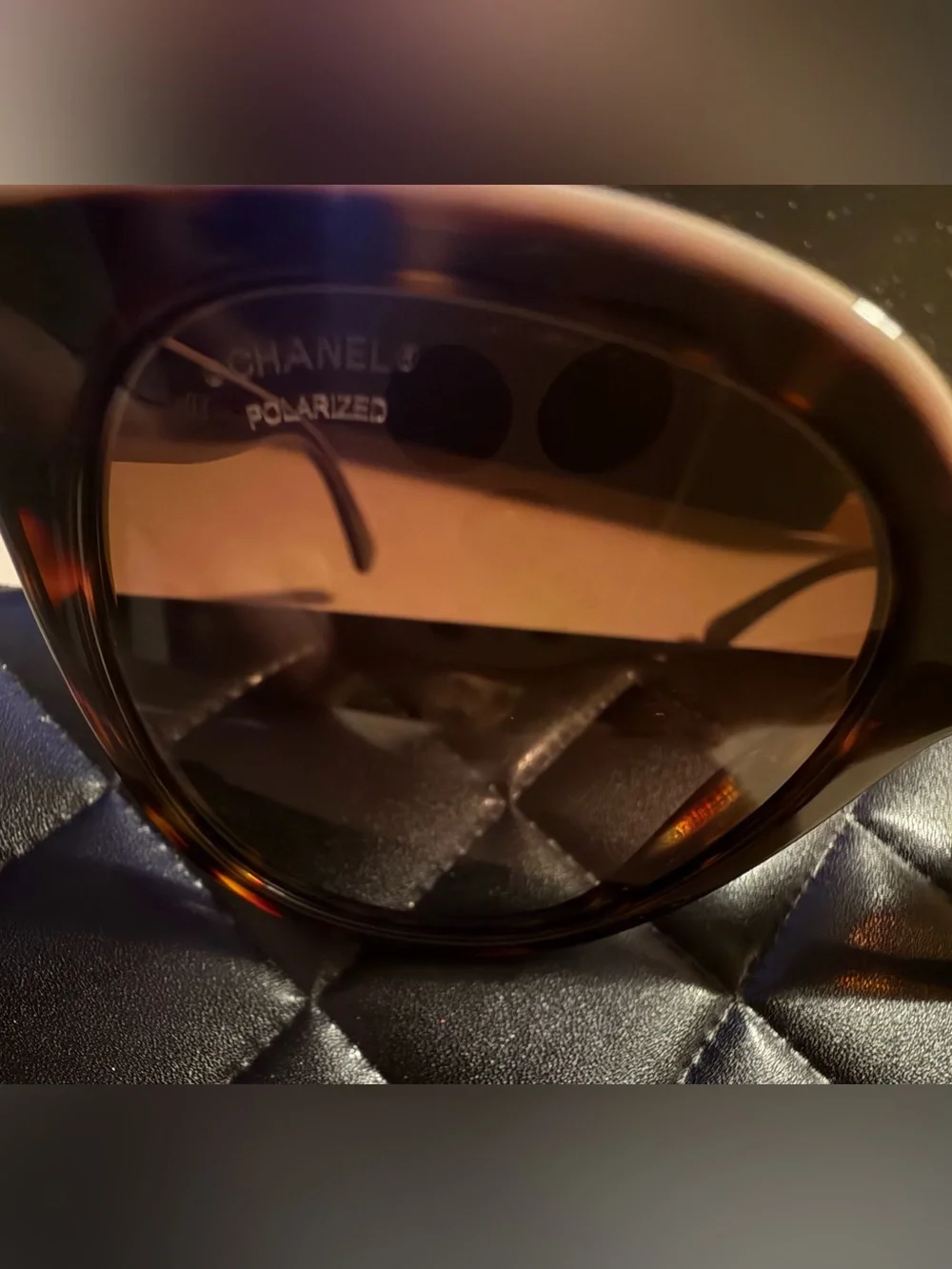 Chanel Polarized Tortoise Frame Sunglasses Style 5414 LIKE NEW